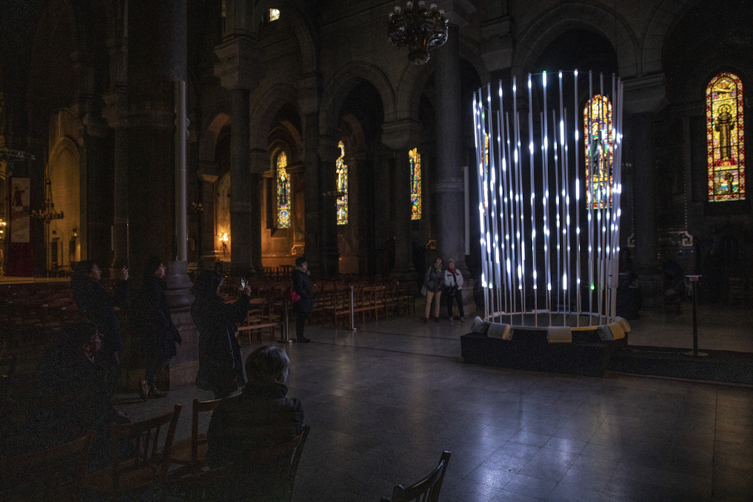 Interactive light art for heritage